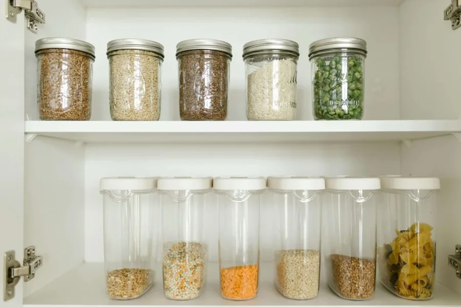 organized kitchen pantry
